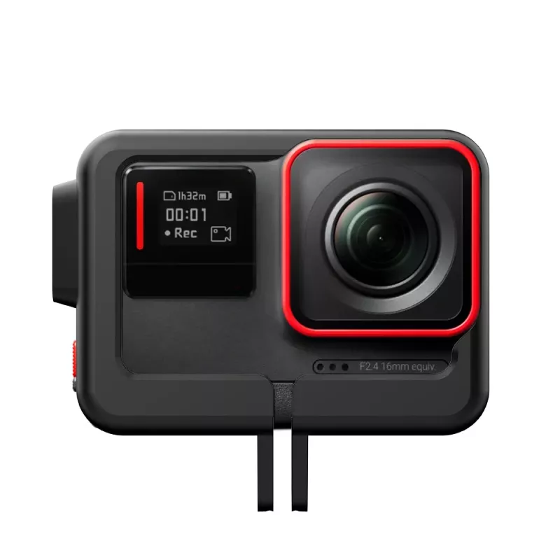 TELESIN rámový držiak pre Insta360 ACE so studenou pätkou a skrutkou - čierny