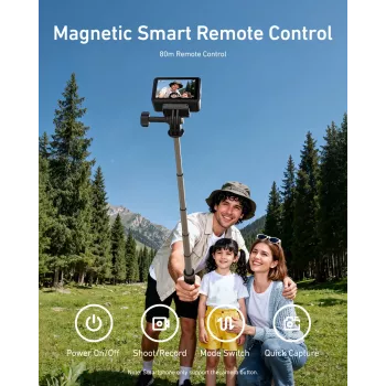 TELESIN selfie tyč statív s Bluetooth diaľkovým ovládaním 80m pre GoPro Hero 13 12 11 10 9 Max Max2