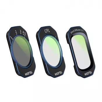 Telesin S5-FLT-44-TDJ CPL / VND / Black Mist 1/4 sada filtrov pre DJI Osmo Pocket 4/3