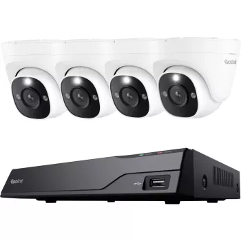 Reolink NVS8-12MD4 8-kanálový 12MP PoE NVR bezpečnostný kamerový systém so 4 kamerami
