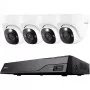 Reolink NVS8-12MD4 8-kanálový 12MP PoE NVR bezpečnostný kamerový systém so 4 kamerami