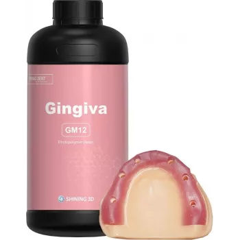 SHINING GM12 dentálna gingiválna maska 1 kg 3D živica