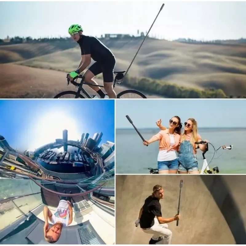 Ulanzi MT-58 karbónový monopod selfie tyč 120 cm pre GoPro DJI Insta360