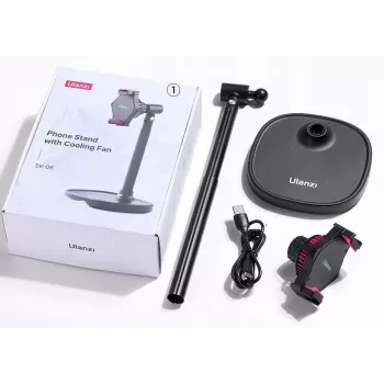 Ulanzi SK-06 magnetický chladič telefónu s ventilátorom - polovodičové chladenie, kompatibilný s MagSafe, USB-C, čierny