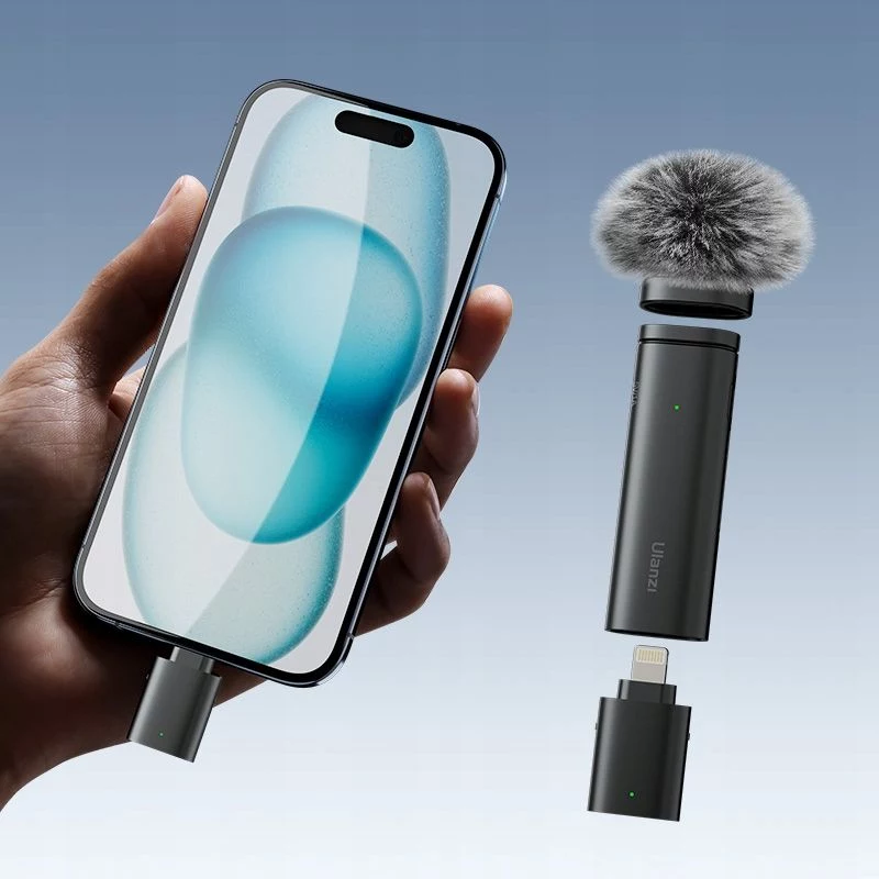 ULANZI WM-10-I Lightning bezdrôtový lavalier mikrofón