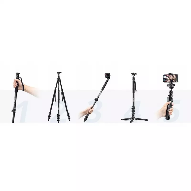 Ulanzi TT35 T068 5-in-1 profesionálny fotografický statív 146 cm karbón
