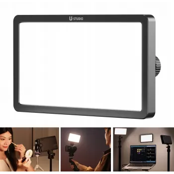 ULANZI K6500 9W RGB LED video výplňové svetlo s magnetickým uchytením, Bluetooth ovládanie aplikáciou, OLED displej