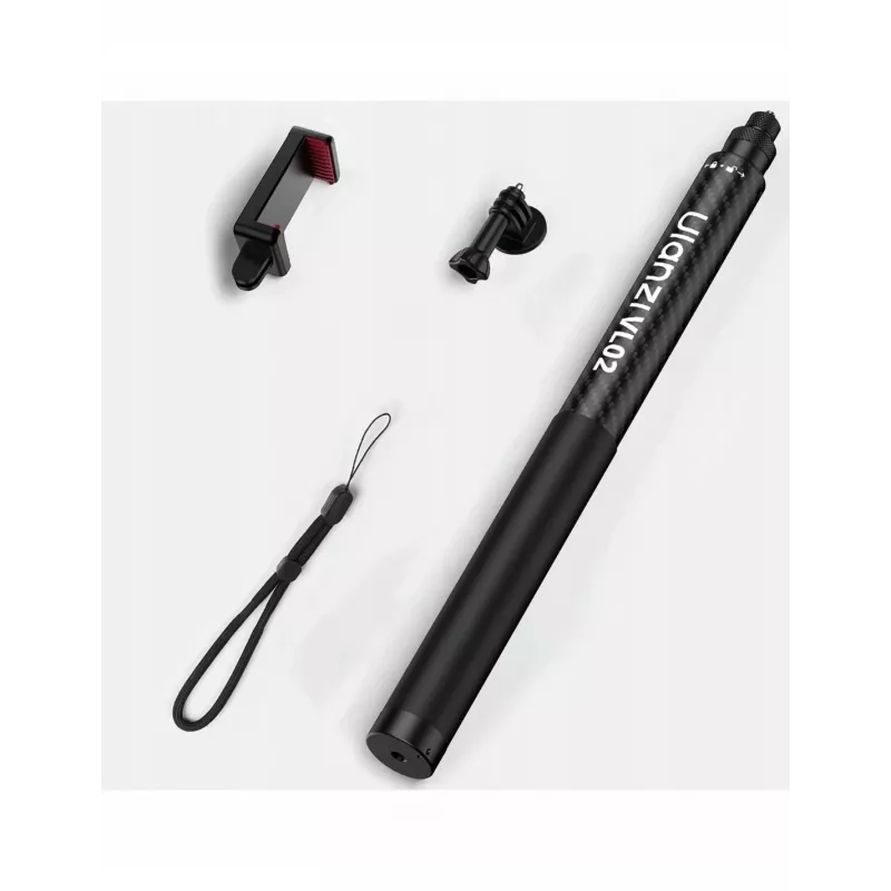Ulanzi VL02 karbónová selfie tyč / monopod 2,7 m s držiakom na telefón a GoPro adaptérom