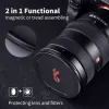 K&F Concept M-Cap magnetický kryt objektívu 55mm čierny