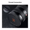 K&F Concept M-Cap magnetický kryt objektívu 95mm čierny
