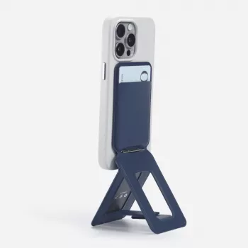 Moft Movas Snap Tripod MagSafe magnetická peňaženka a stojan na telefón - námornícka modrá