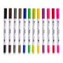 LOKLiK Dual Tip Brush Pens - 12 farieb