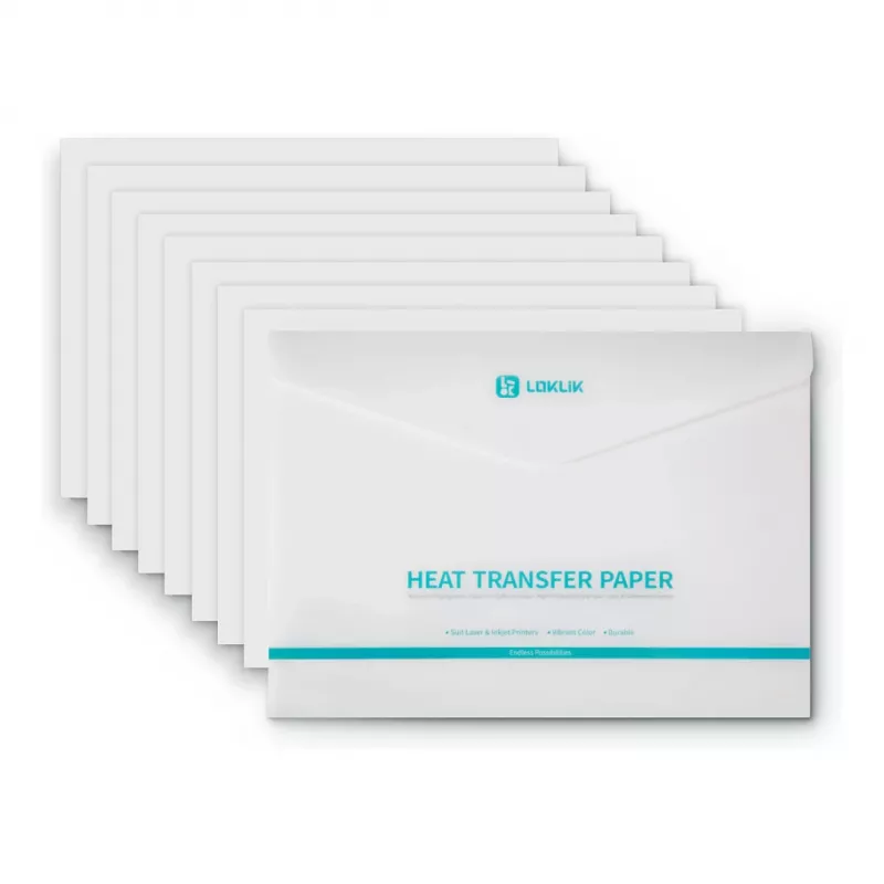 LOKLIK Europe Transfer Paper Sheets - Dark - balenie 8 ks
