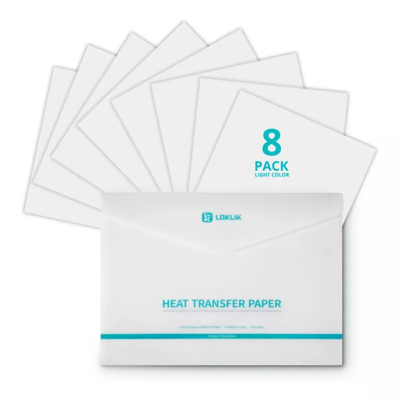 LOKLIK Europe Transfer Paper Sheets - Light - balenie 8 ks