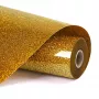 LOKLIK Glitter termotransferová vinylová fólia - Zlatá - 30,5 x 90 cm (SG-HTV-1568-US-L-B2B)