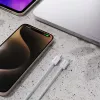 Dudao L6C USB-C na USB-C 60W PD 1m biely