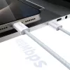 Dudao L6C USB-C na USB-C 60W PD 2m biely
