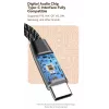Dudao L13C+ 2-in-1 USB-C na USB-C adaptér s audiom a nabíjaním