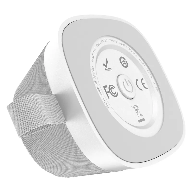 Dudao Y20 bezdrôtový reproduktor s magnetickým držiakom Bluetooth 5.3 - strieborný