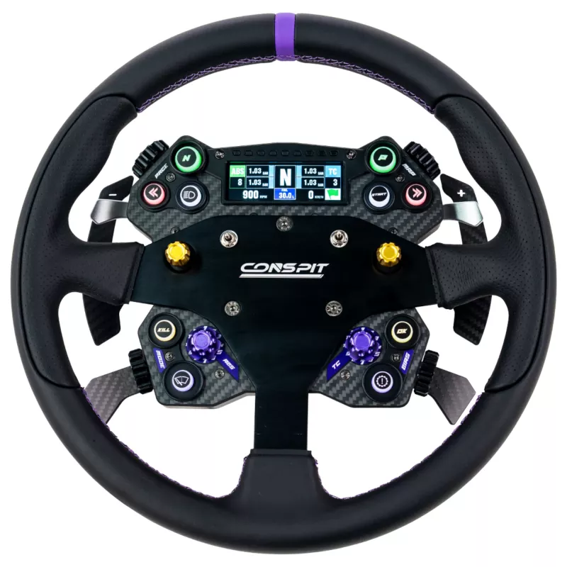 CONSPIT RX320 okrúhly pretekársky volant - 320mm Alcantara