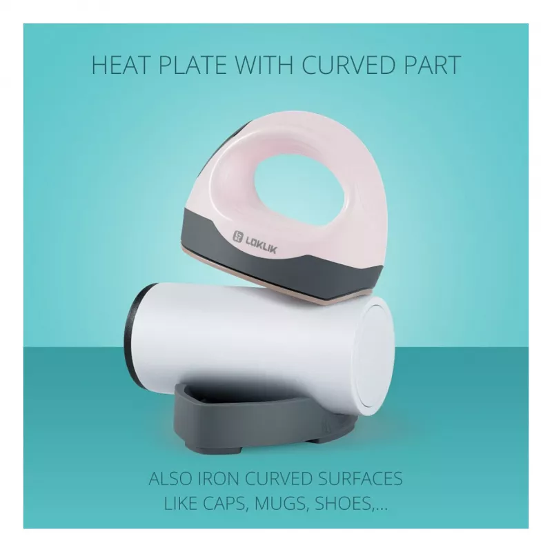 LOKLIK ImPress Mini 3 Heat Press - pastelová ružová