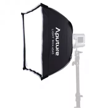 Amaran Light Box 45x45 – štvorcový softbox s Bowens Mount, dvojitá difúzia, látková mriežka, taška