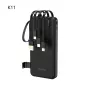 Dudao K11 Pro 20000 mAh power banka čierna