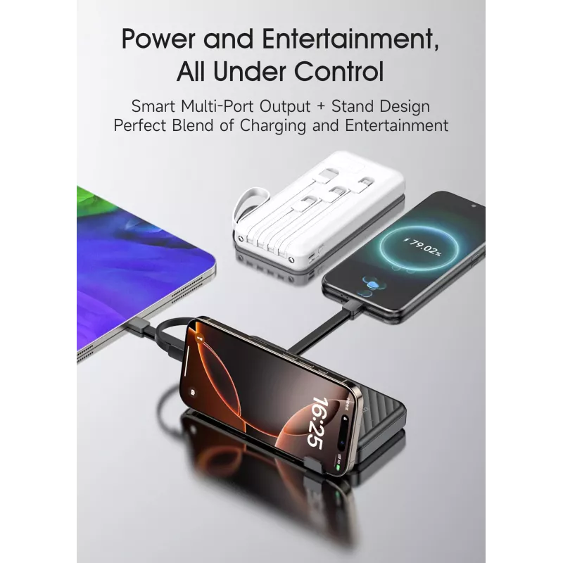 Dudao K11 Pro 20000 mAh power banka čierna