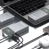 Powerbanka Dudao K31 Pro 45W 20000mAh s integrovaným výsuvným USB-C káblom - sivá