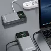 Powerbanka Dudao K31 Pro 45W 20000mAh s integrovaným výsuvným USB-C káblom - sivá