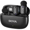 BOYA mini 2-02 bezdrôtový mikrofónový systém 2,4 GHz USB-C - čierny