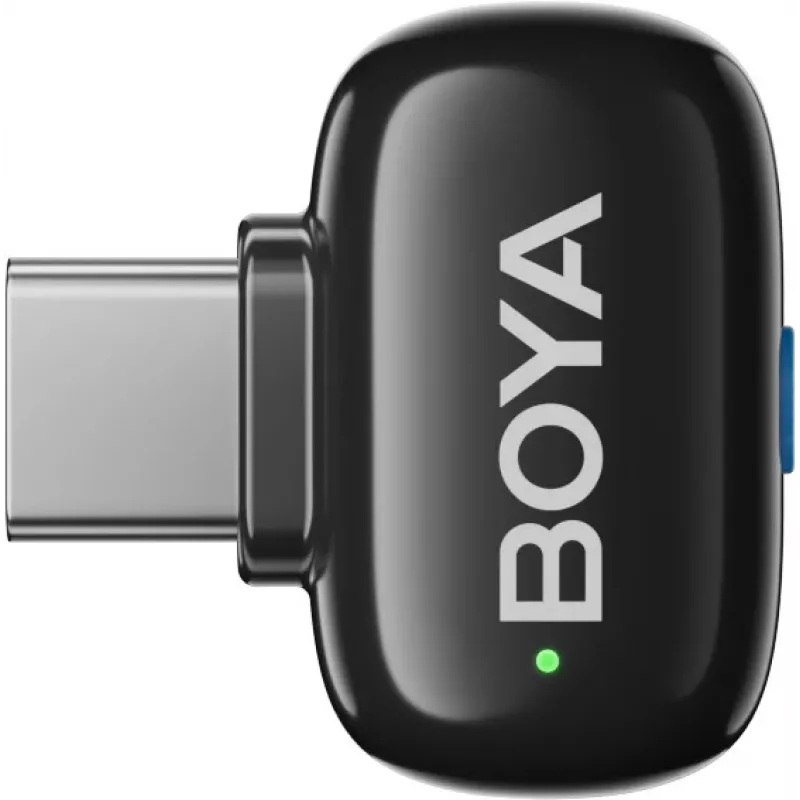 BOYA mini 2-02 bezdrôtový mikrofónový systém 2,4 GHz USB-C - čierny