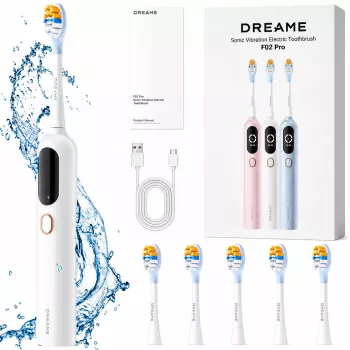 Dreame F02 Pro sonická zubná kefka, set, biela