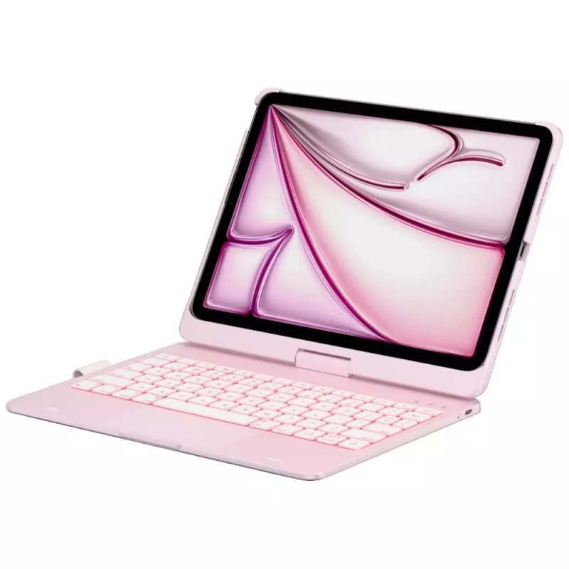 Typecase Flexbook Touch Odnímateľné klávesnicové folio puzdro pre iPad Air 11 M2 2024 / M3 2025 / M4 2026, svetloružová