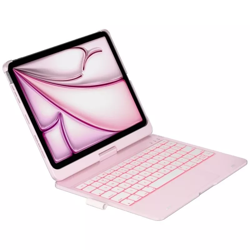 Typecase Flexbook Touch Odnímateľné klávesnicové folio puzdro pre iPad Air 11 M2 2024 / M3 2025 / M4 2026, svetloružová