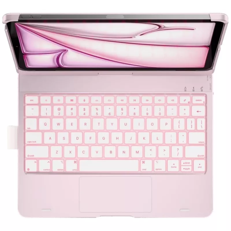 Typecase Flexbook Touch Odnímateľné klávesnicové folio puzdro pre iPad Air 11 M2 2024 / M3 2025 / M4 2026, svetloružová