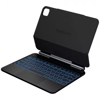 Typecase Edge Klávesnicové puzdro pre iPad Air 11 M2 2024 / M3 2025 / M4 2026, karbónové vlákno, čierna