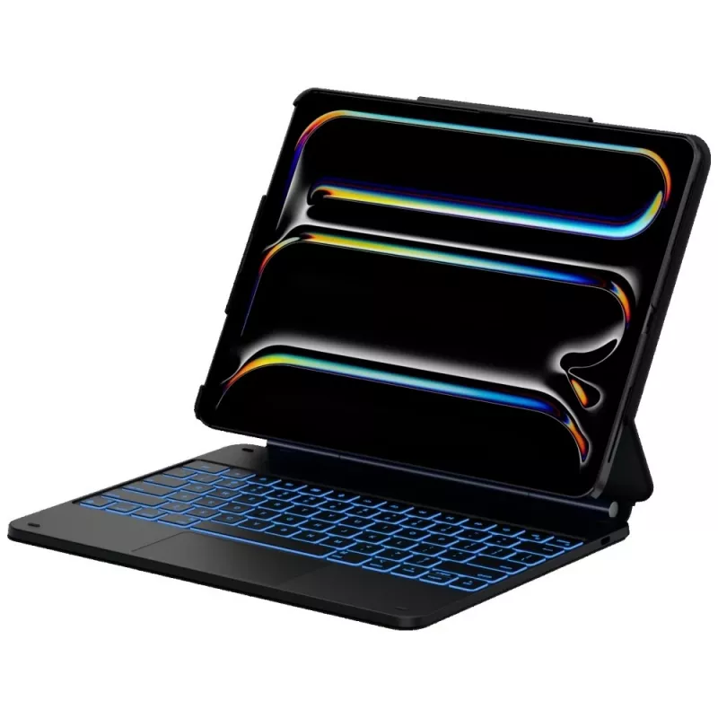 Typecase Edge + Klávesnicové puzdro pre iPad Air 13 M2 2024 / M3 2025 / M4 2026, čierna