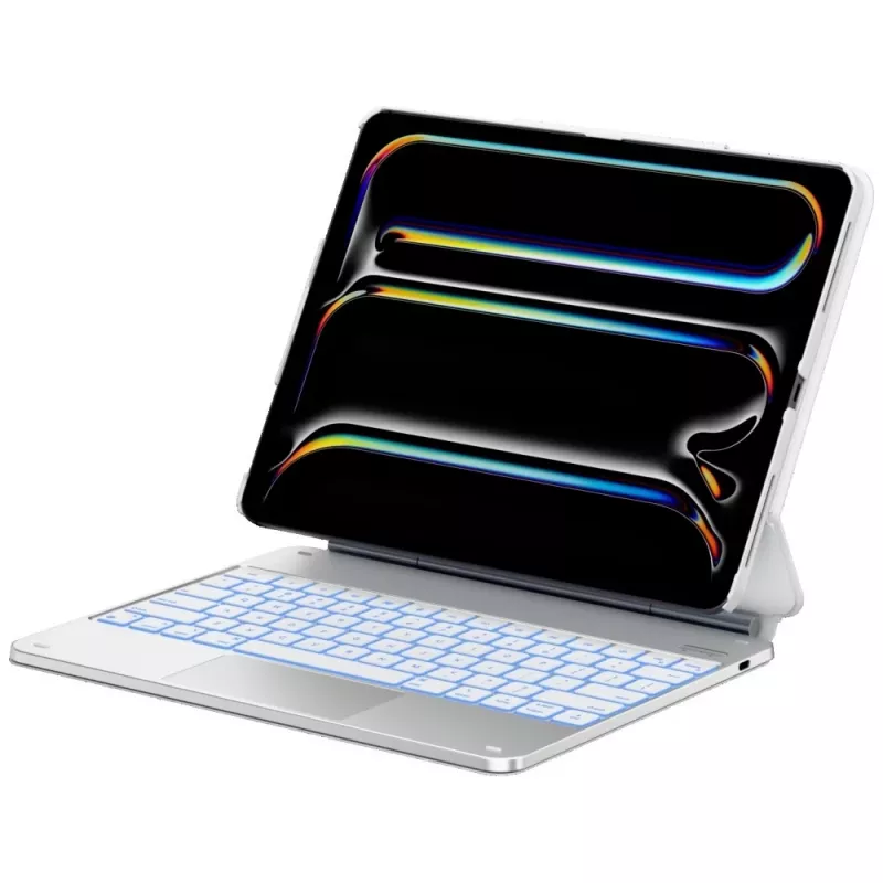 Typecase Edge + Klávesnicové puzdro pre iPad Air 13 M2 2024 / M3 2025 / M4 2026, biela