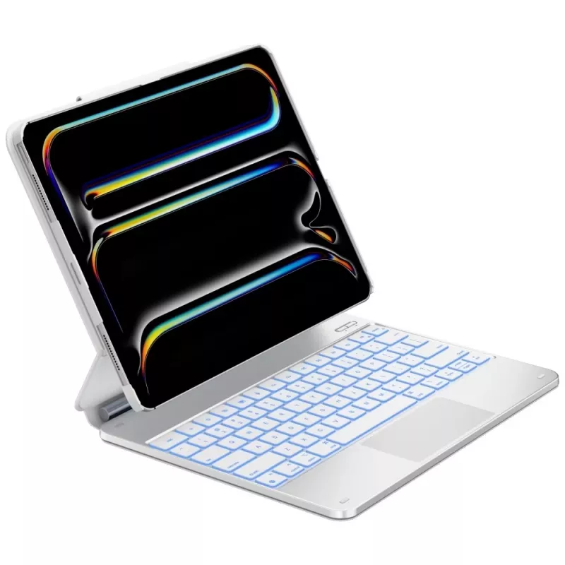 Typecase Edge + Klávesnicové puzdro pre iPad Air 13 M2 2024 / M3 2025 / M4 2026, biela