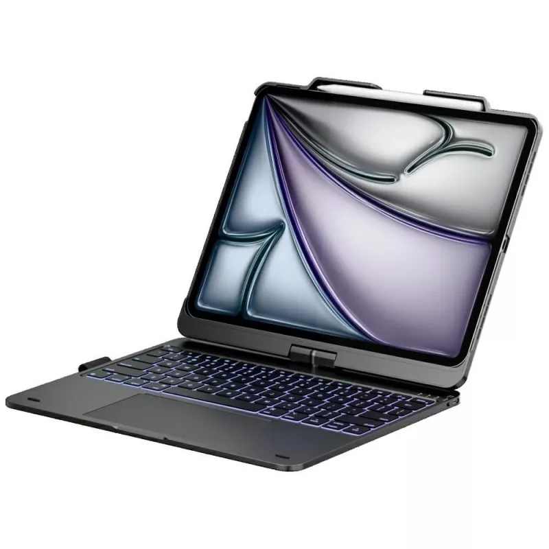 Typecase Flexbook Touch Klávesnicové puzdro pre iPad Air 13 M2 2024 / M3 2025 / M4 2026, sivá