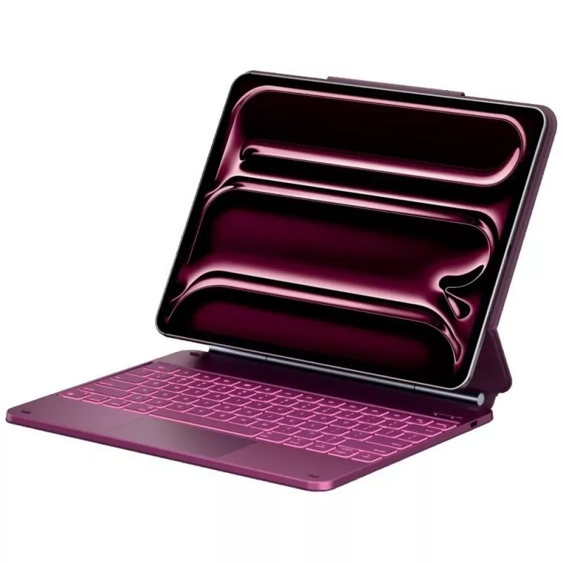 Typecase Edge Klávesnicové puzdro pre iPad Air 13 2024/2025, malinová