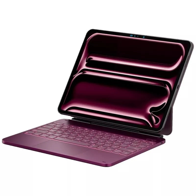 Typecase Edge Klávesnicové puzdro pre iPad Pro 13 2024/2025, malinová