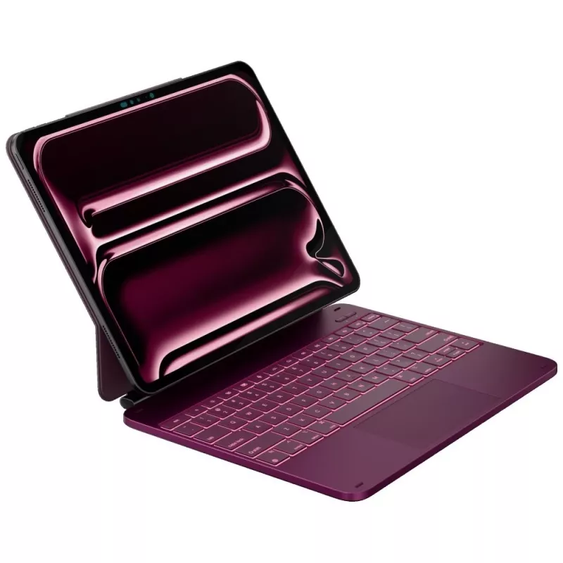 Typecase Edge Klávesnicové puzdro pre iPad Pro 13 2024/2025, malinová