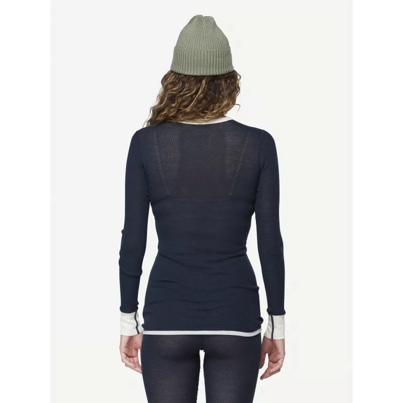 Devold Wool Mesh 190 tričko dámske base layer - Ink/Offwhite, veľkosť M