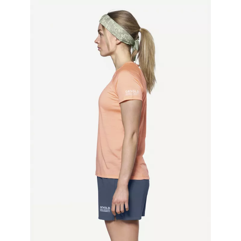 Devold Endurance Merino 130 Tee - Sunrise - veľkosť S - dámske spodná vrstva T-Shirt