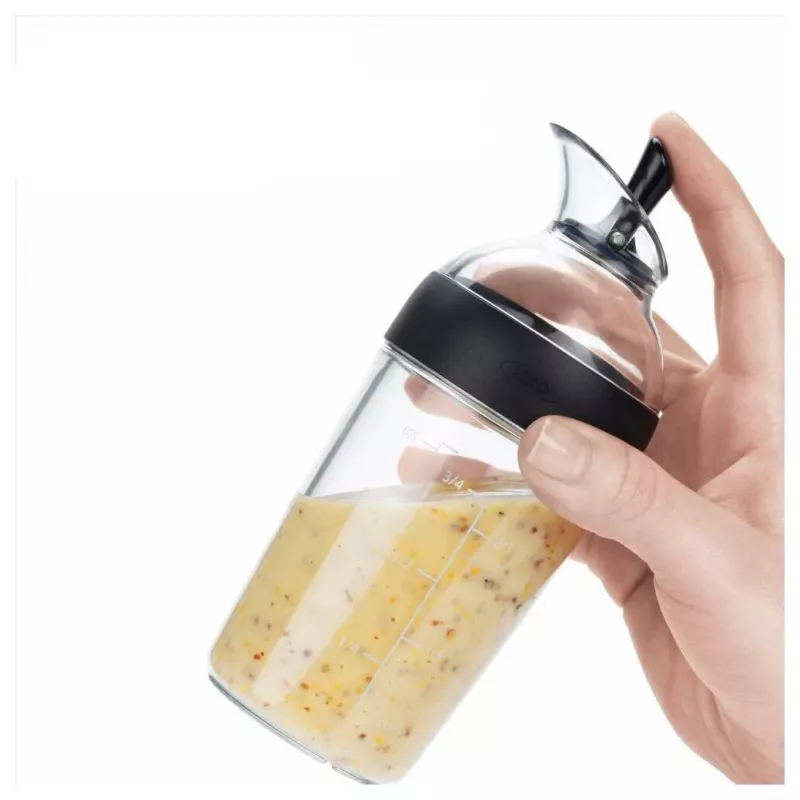 OXO Good Grips šejker na šalátový dresing 236ml čierny