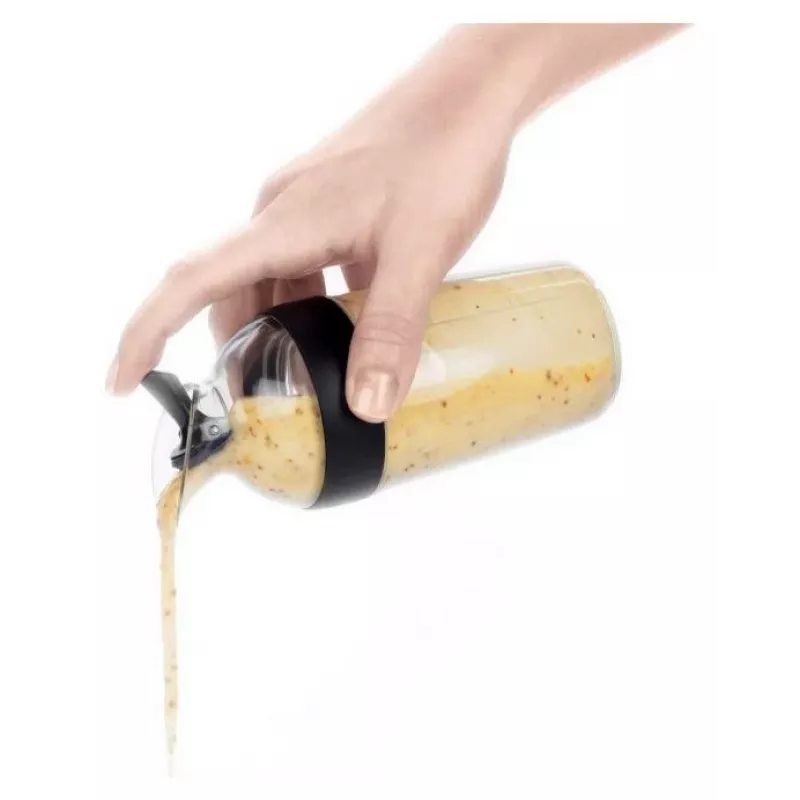 OXO Good Grips šejker na šalátový dresing 236ml čierny