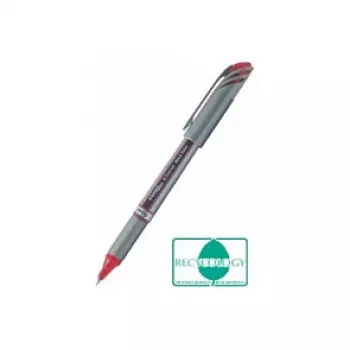 Pentel BL27-BX tekuté gélové pero - strieborná - červená - 0,7 mm - 0,35 mm - kovové puzdro - vysúvacie