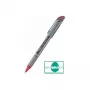 Pentel BL27-BX tekuté gélové pero - strieborná - červená - 0,7 mm - 0,35 mm - kovové puzdro - vysúvacie